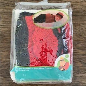 Baby Jack Jack Costume. Size 0-3 Months.